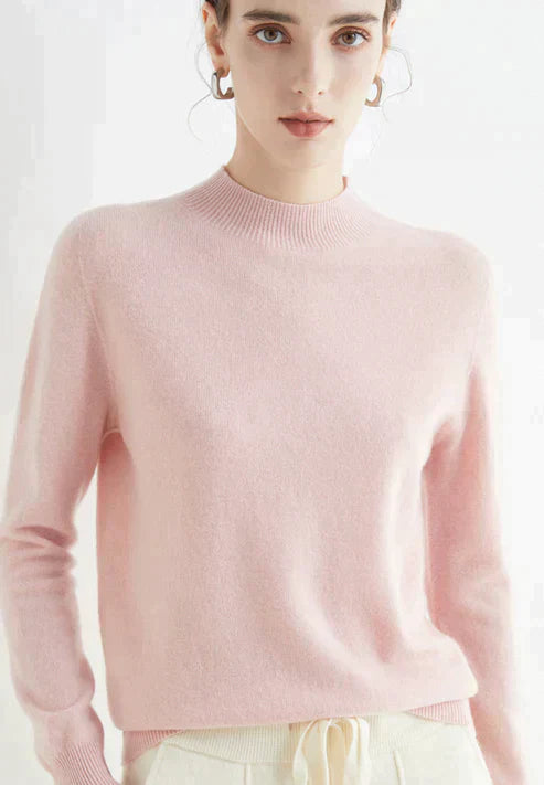 Victoria | Mock Neck Long Sleeve Jumper