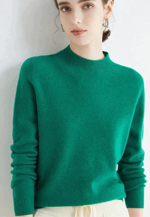 Victoria | Mock Neck Long Sleeve Jumper