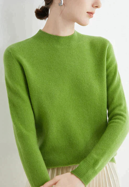 Victoria | Mock Neck Long Sleeve Jumper