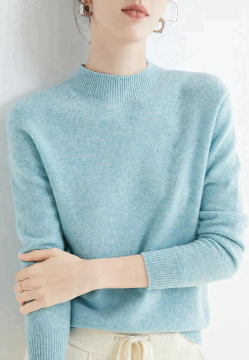 Victoria | Mock Neck Long Sleeve Jumper
