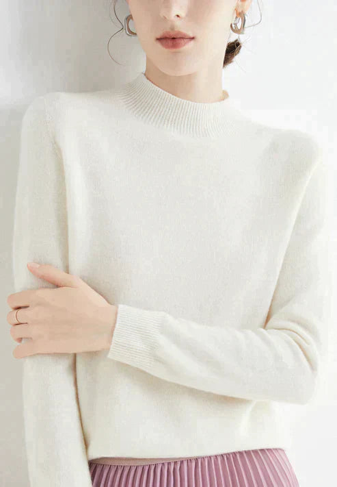 Victoria | Mock Neck Long Sleeve Jumper