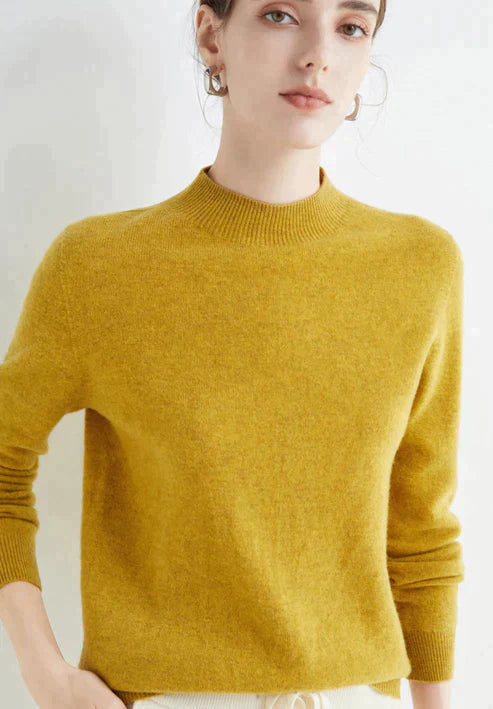 Victoria | Mock Neck Long Sleeve Jumper