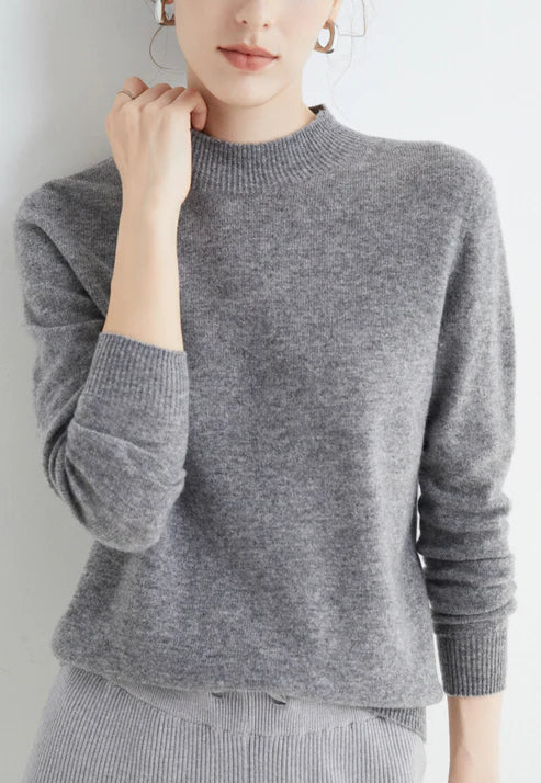Victoria | Mock Neck Long Sleeve Jumper
