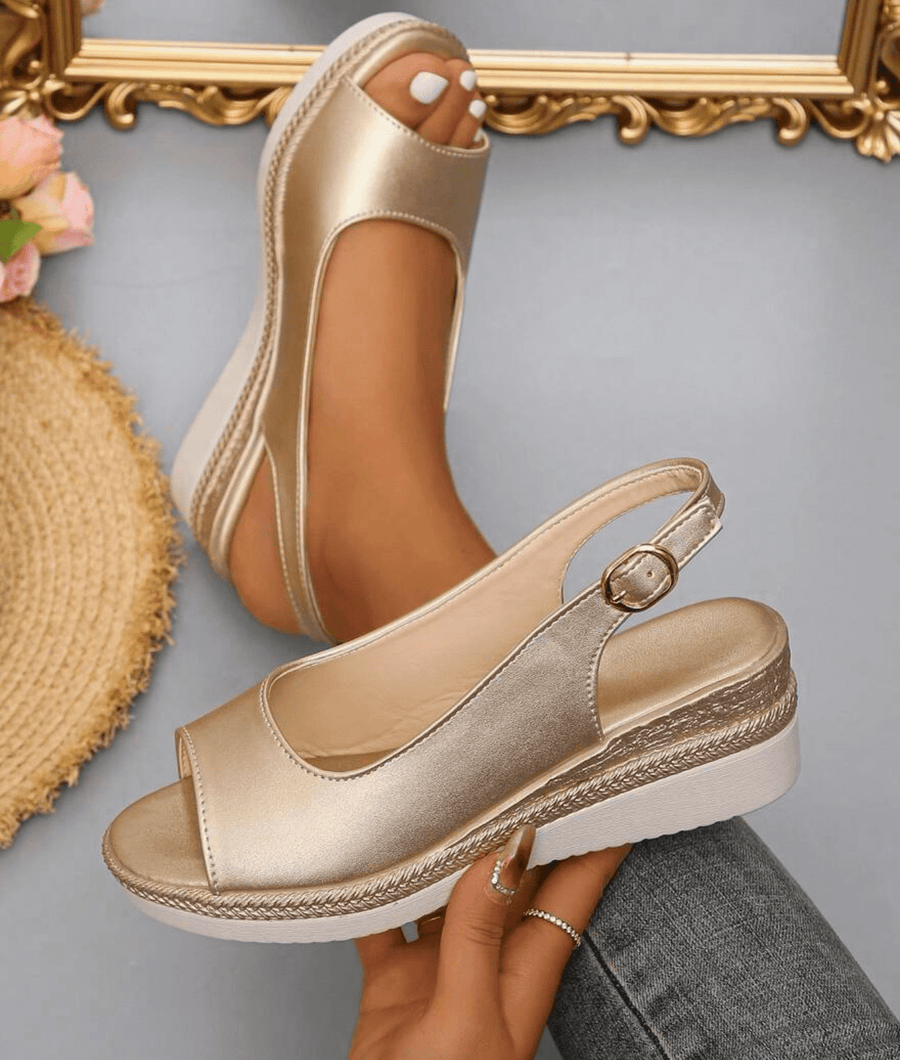 Denaya | Slingback Platform Espadrille Sandals