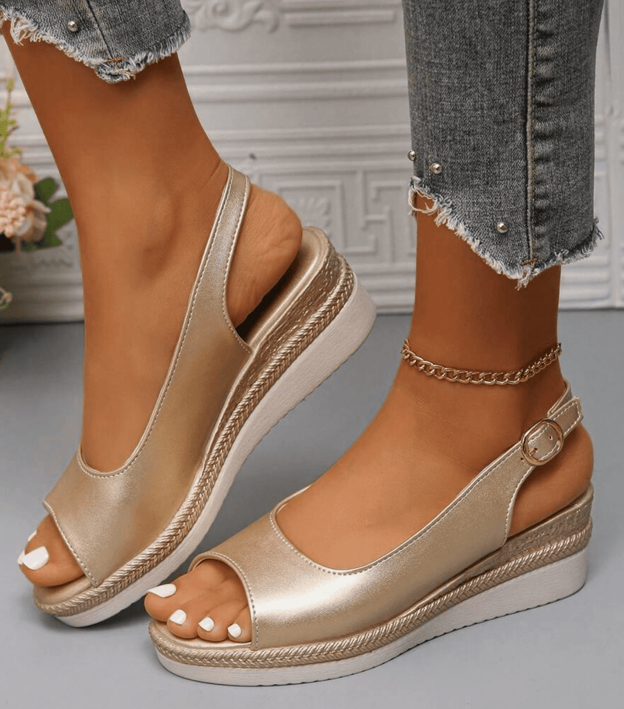Denaya | Slingback Platform Espadrille Sandals
