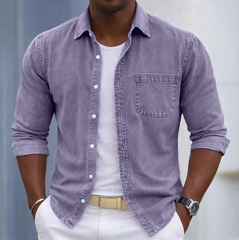 Kaick | Cotton Feel Casual Button Shirt