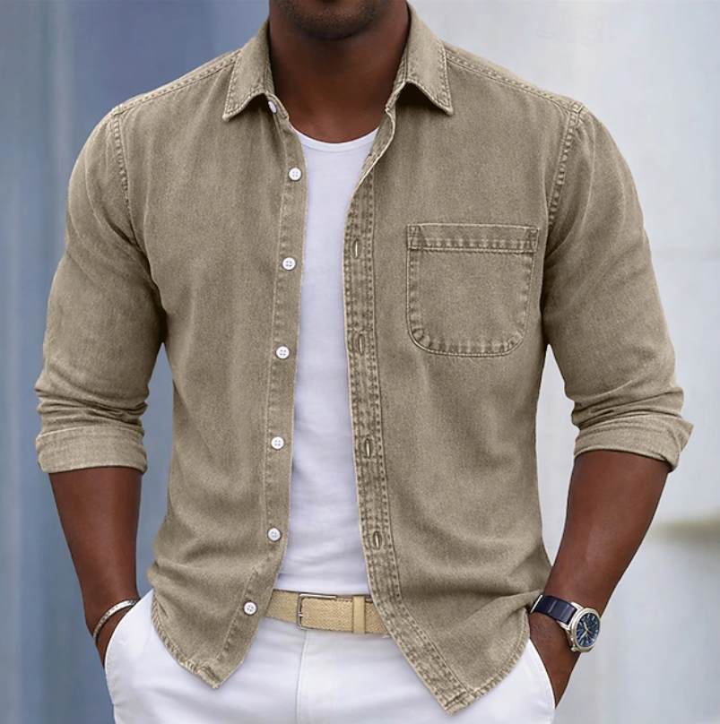 Kaick | Cotton Feel Casual Button Shirt