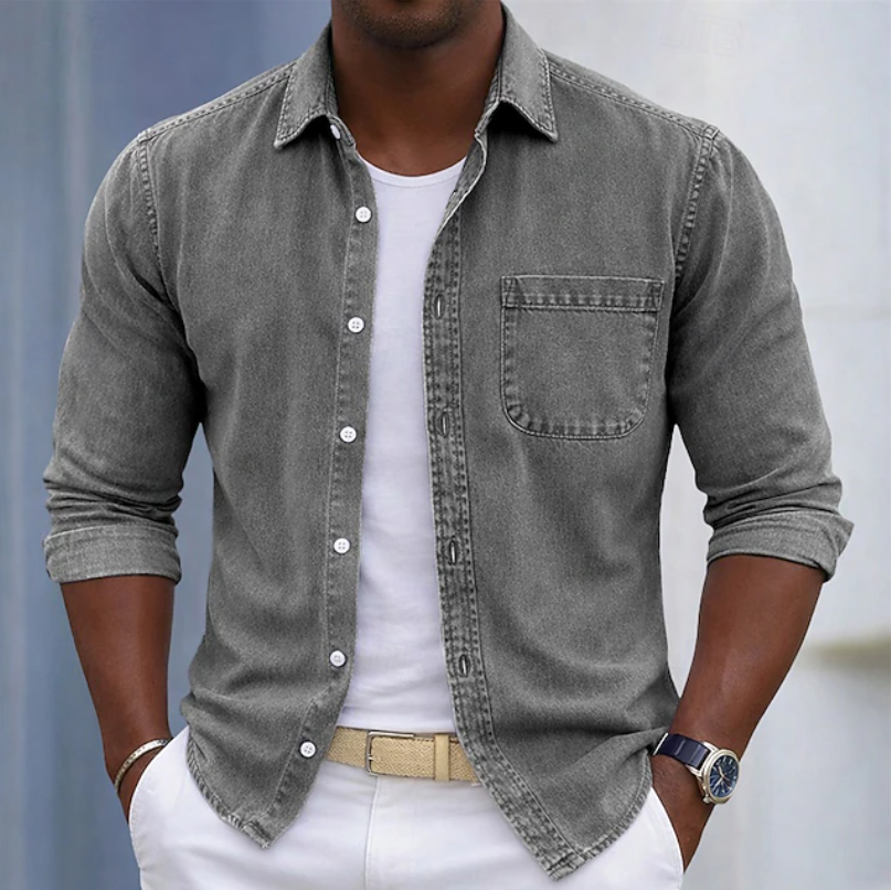 Kaick | Cotton Feel Casual Button Shirt