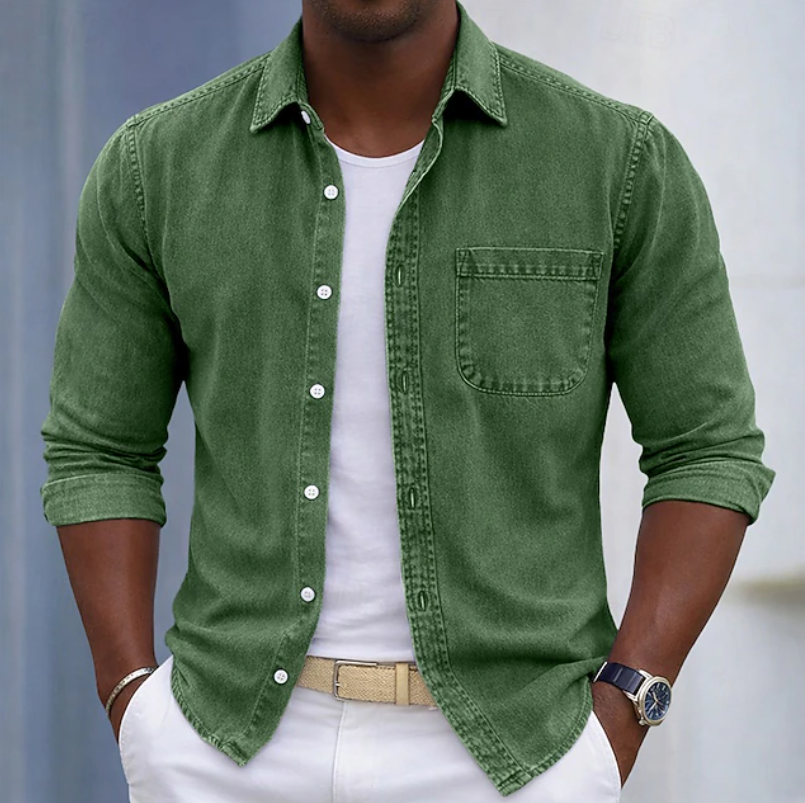 Kaick | Cotton Feel Casual Button Shirt