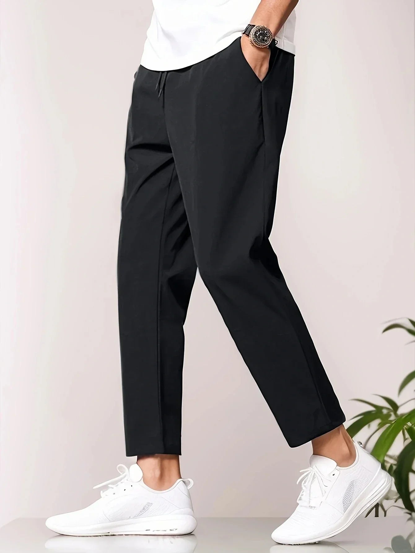 Michale - Casual Tapered Trouser with Side Pockets