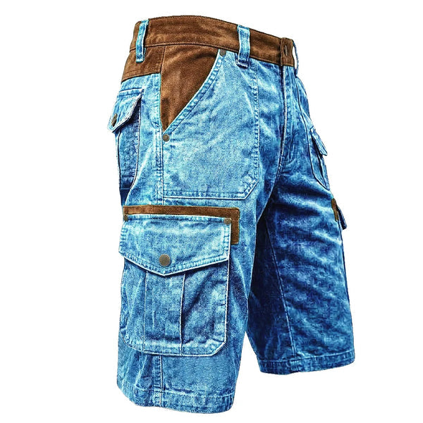Luka | Cargo Shorts Denim Style Multi Pocket