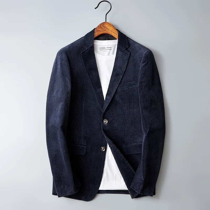 Cameron | Textured Blazer with Notched Lapels