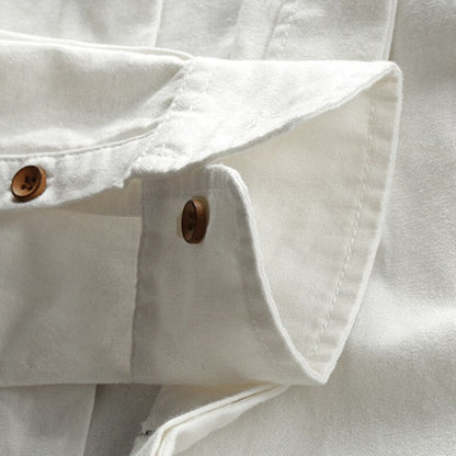 Hrvoje | Mandarin Collar Button Front Shirt
