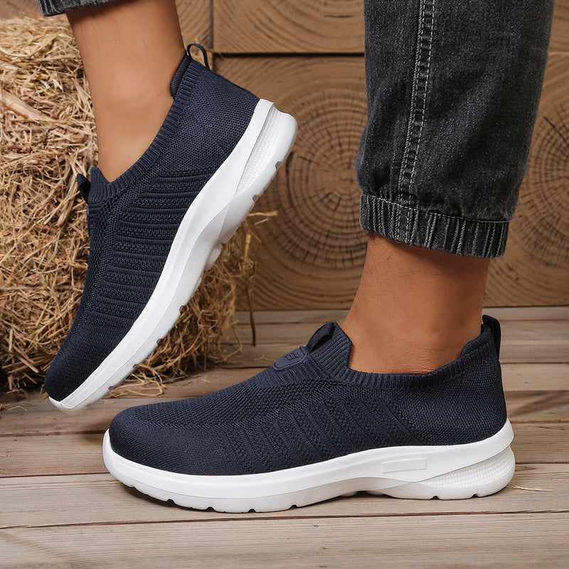 Valery | Slip On Knitted Lightweight Walking Shoes
