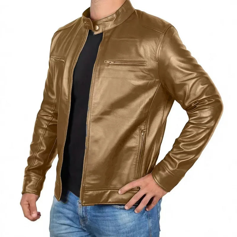 Daouda - Zip Front Biker Jacket