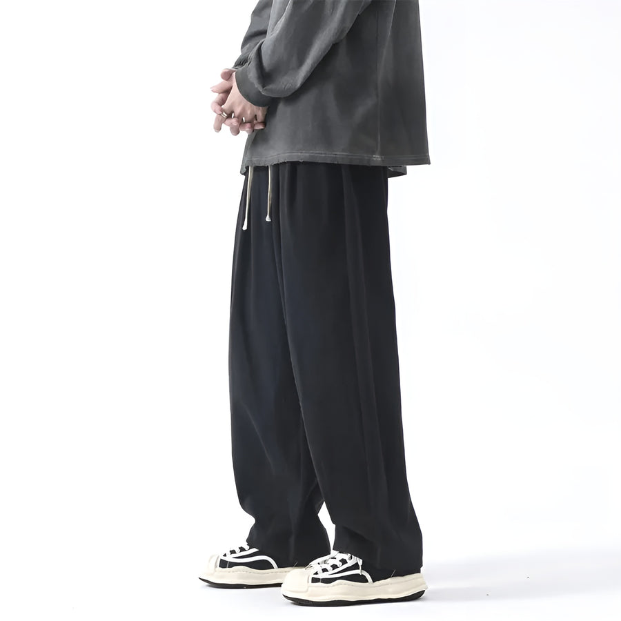 Paolino - Wide Leg Loose Fit Trousers