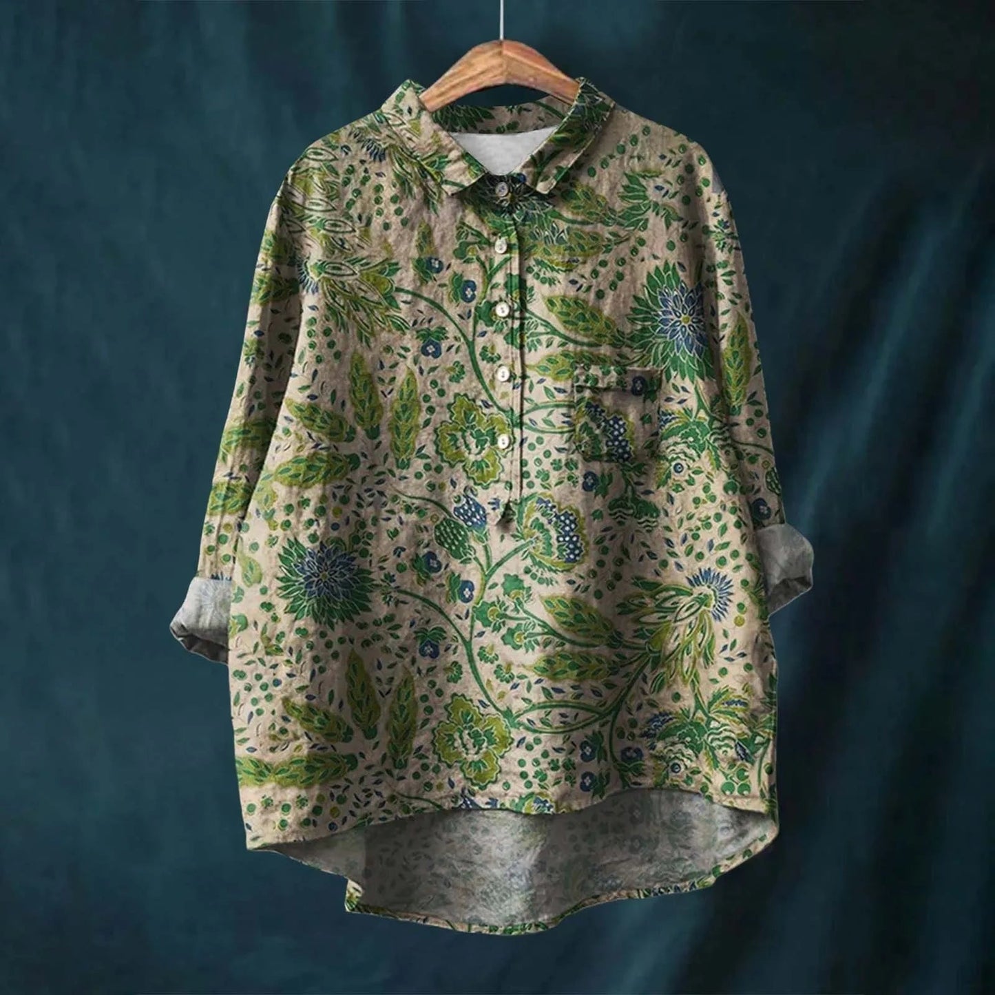 Lucero | Printed Long Sleeve Button Shirt