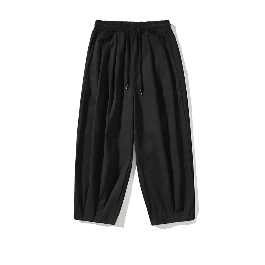 Paolino - Wide Leg Loose Fit Trousers