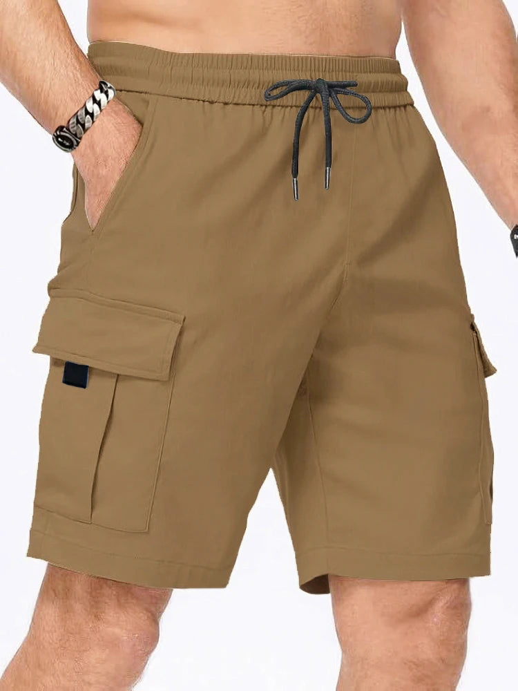 Jakub | Cargo Shorts Drawstring Waist Utility Pockets