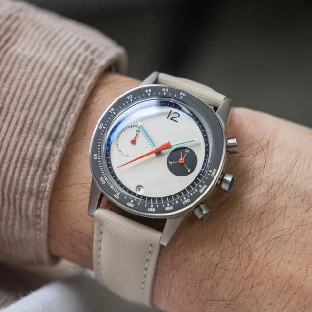 Ertan | Minimalist Chronograph Dial Strap Watch