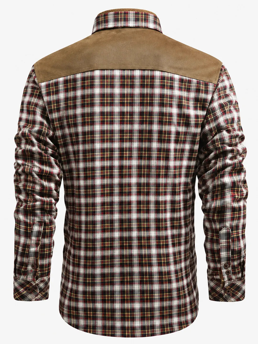 Joel | Plaid Overshirt with Contrast Yoke