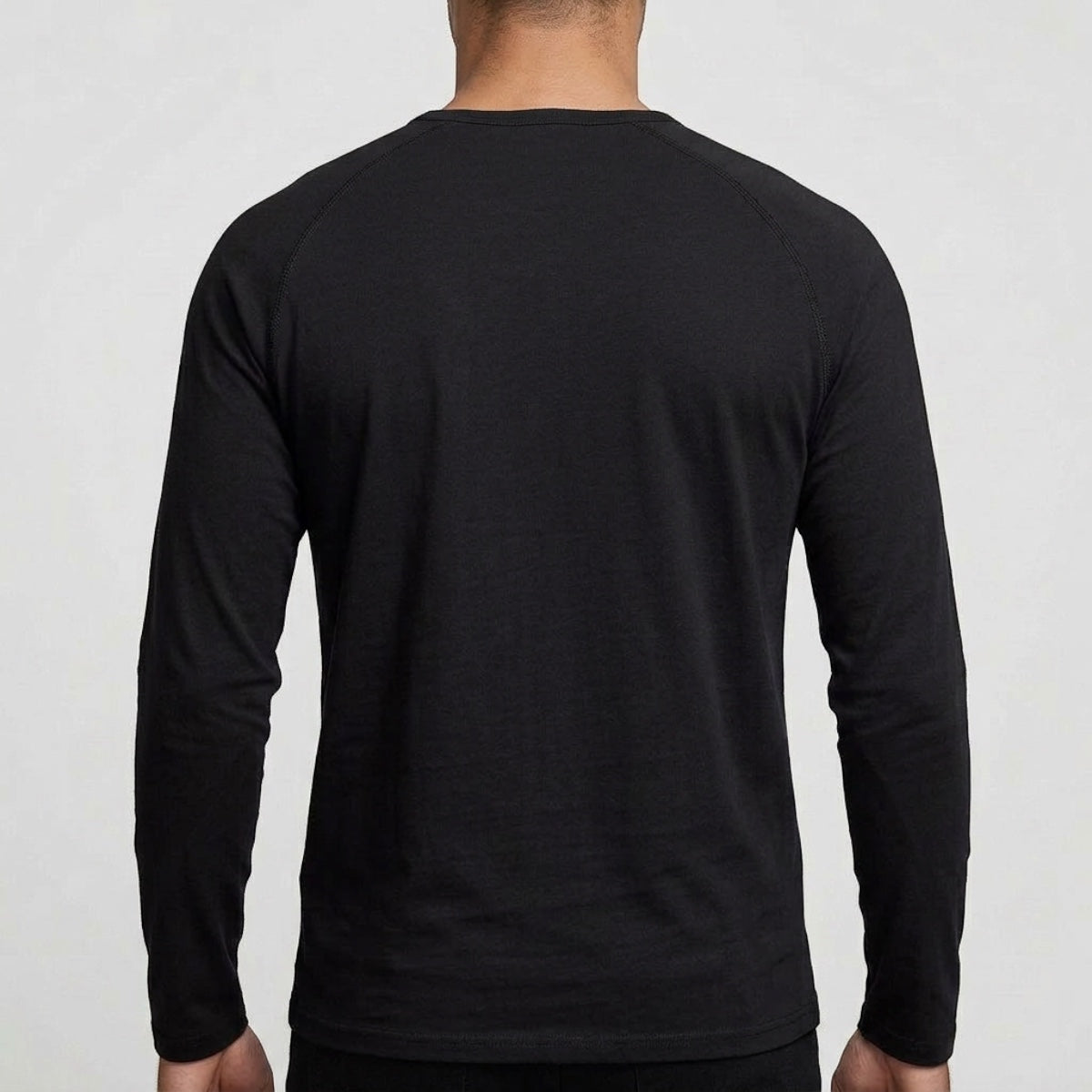 Alan | Long Sleeve Henley Shirt with Buttons