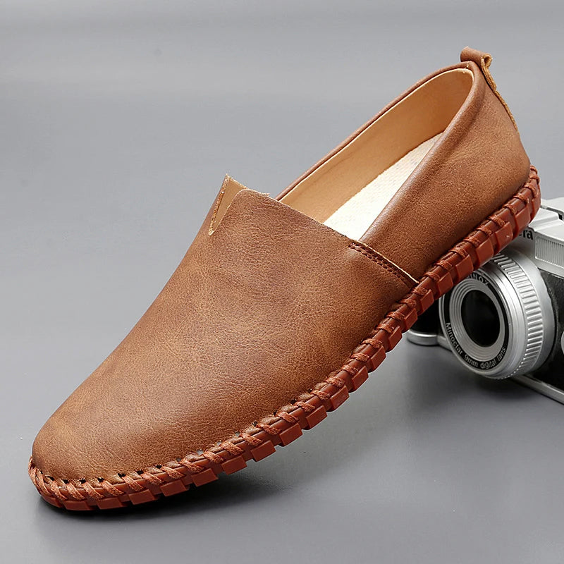 Johnnie | Slip-On Faux Suede Summer Moccasins