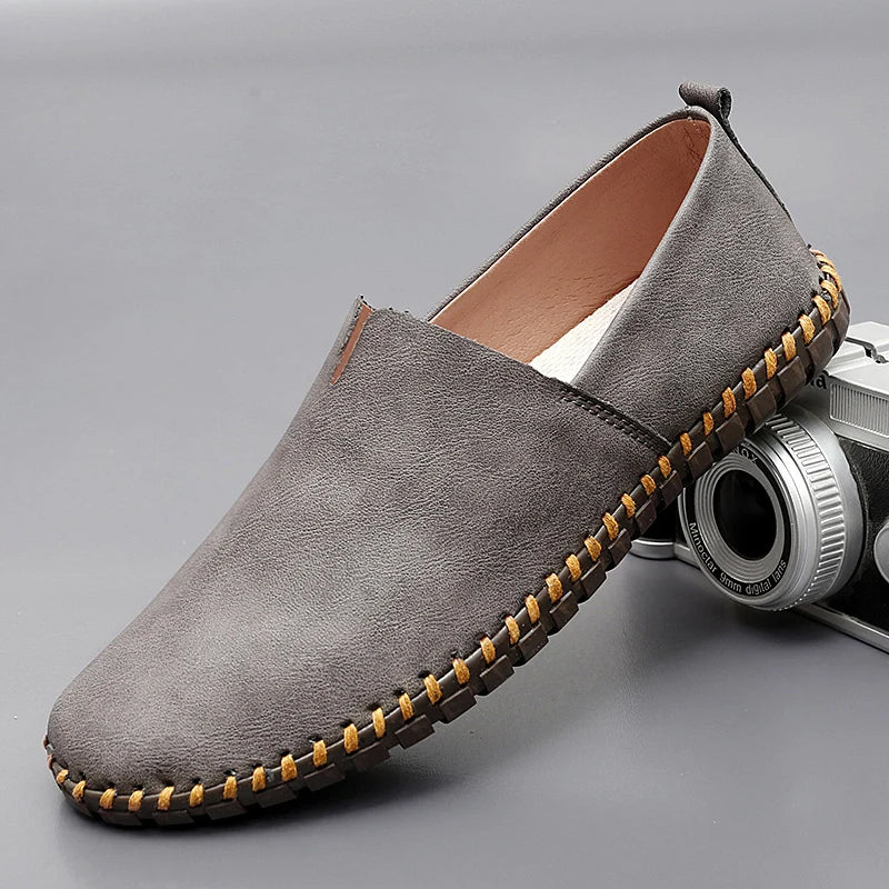 Johnnie | Slip-On Faux Suede Summer Moccasins
