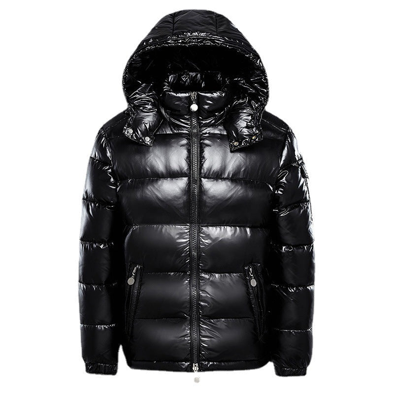 Antonio | Hooded Puffer Jacket with Glossy Finish