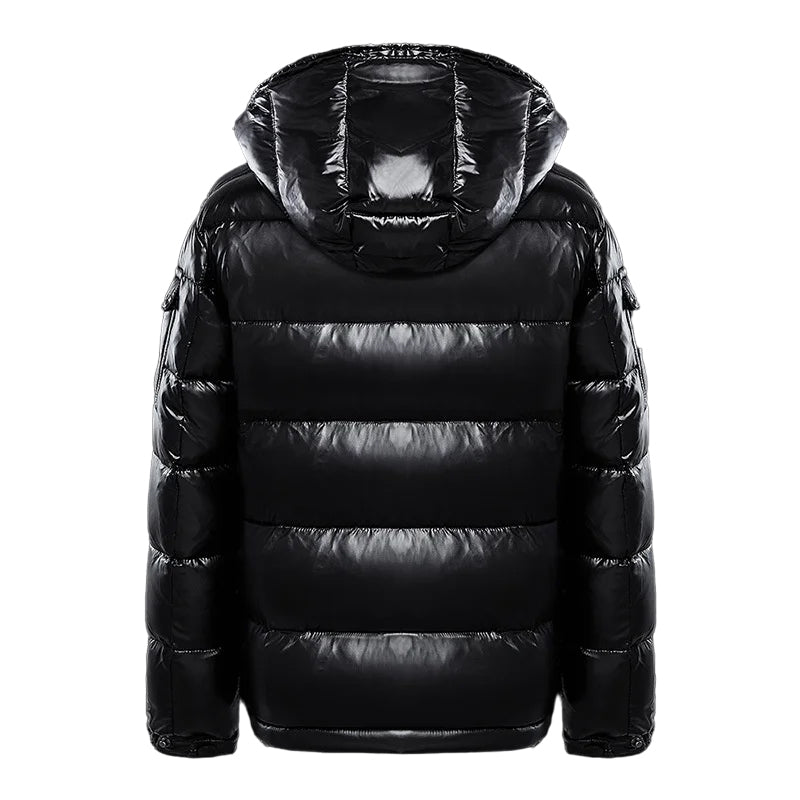 Antonio | Hooded Puffer Jacket with Glossy Finish