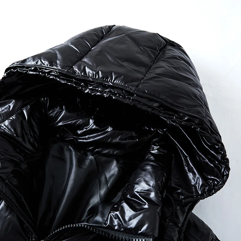 Antonio | Hooded Puffer Jacket with Glossy Finish