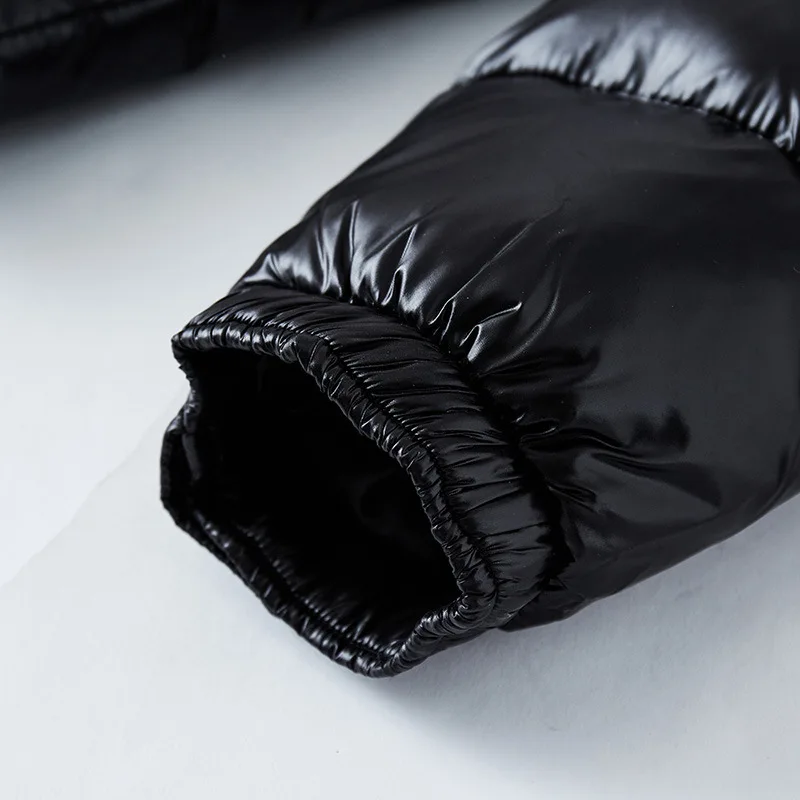 Antonio | Hooded Puffer Jacket with Glossy Finish