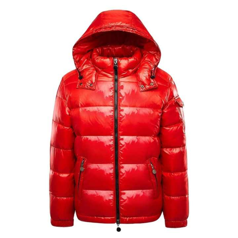 Antonio | Hooded Puffer Jacket with Glossy Finish