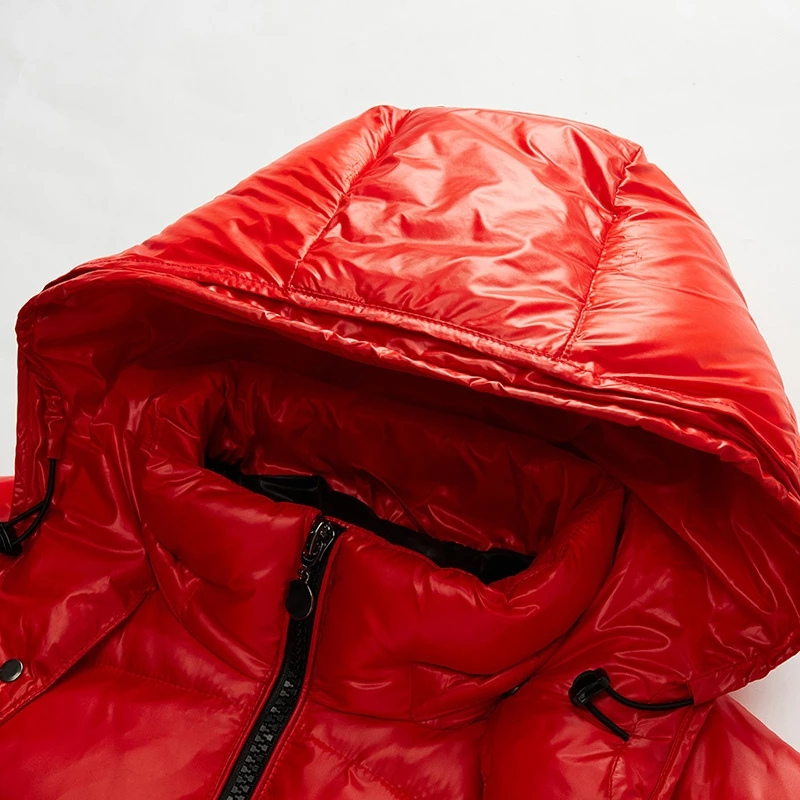 Antonio | Hooded Puffer Jacket with Glossy Finish