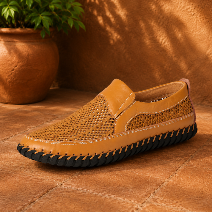 Joerg | Slip On Shoes Perforated Stitched Sole