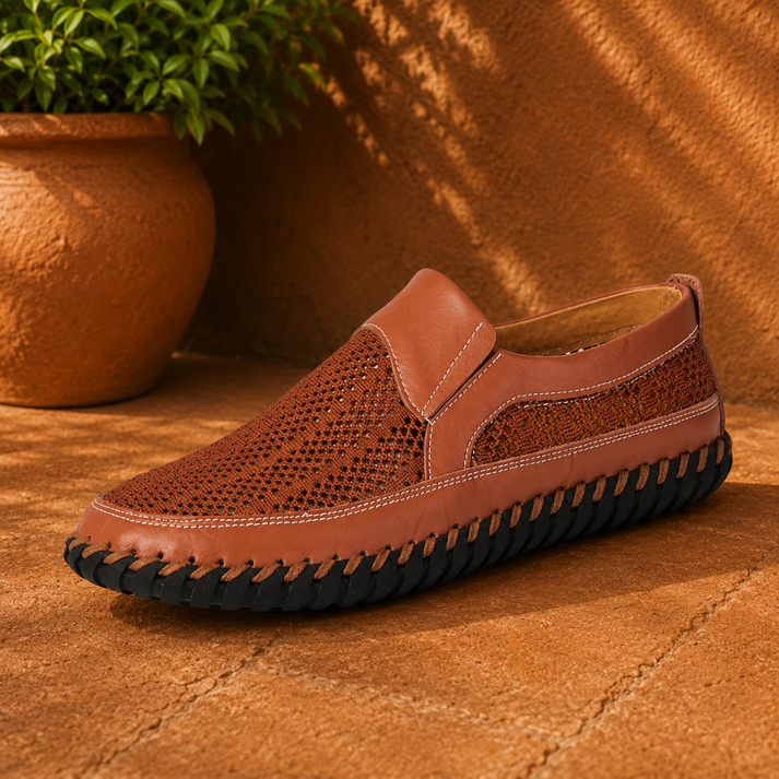 Joerg | Slip On Shoes Perforated Stitched Sole