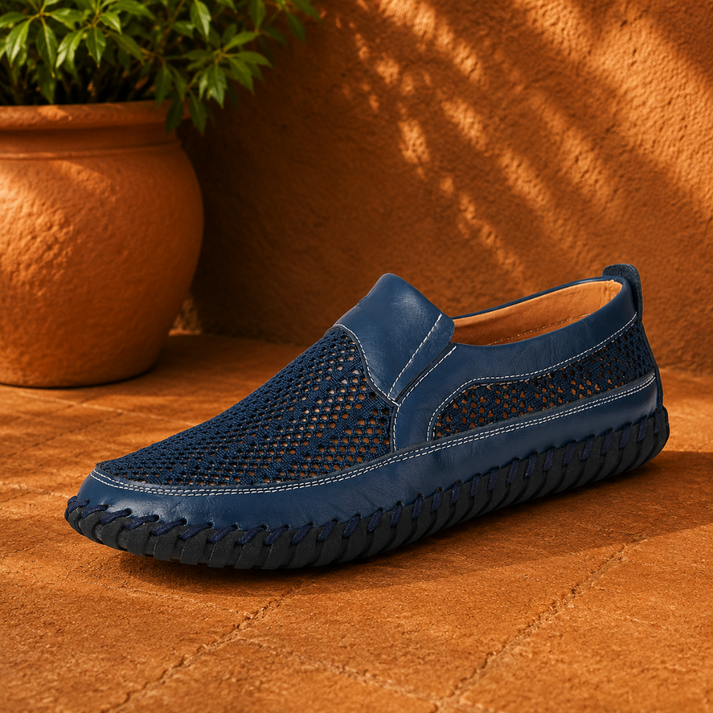 Joerg | Slip On Shoes Perforated Stitched Sole