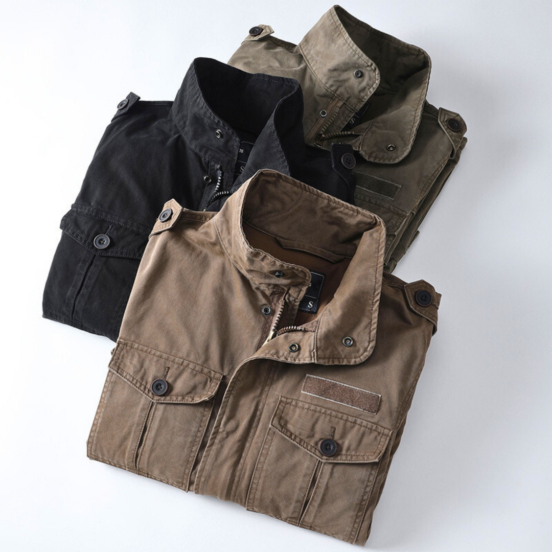 Sergei - Cargo Pocket Zip Front Jacket