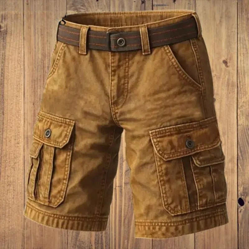 Rocha | Vintage Wash Mens Cargo Shorts