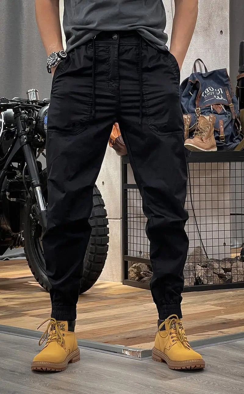 Guntram | Tapered Cargo Trousers Multi Pocket