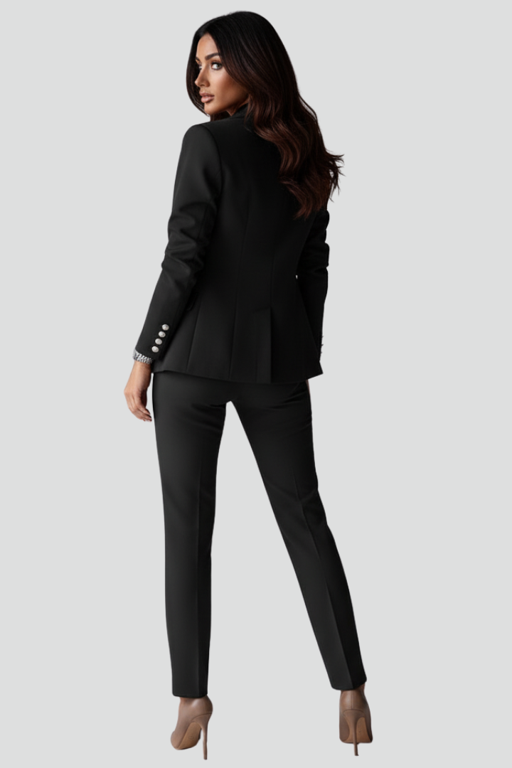 Loes | Suit Set with Blazer and Straight Trousers