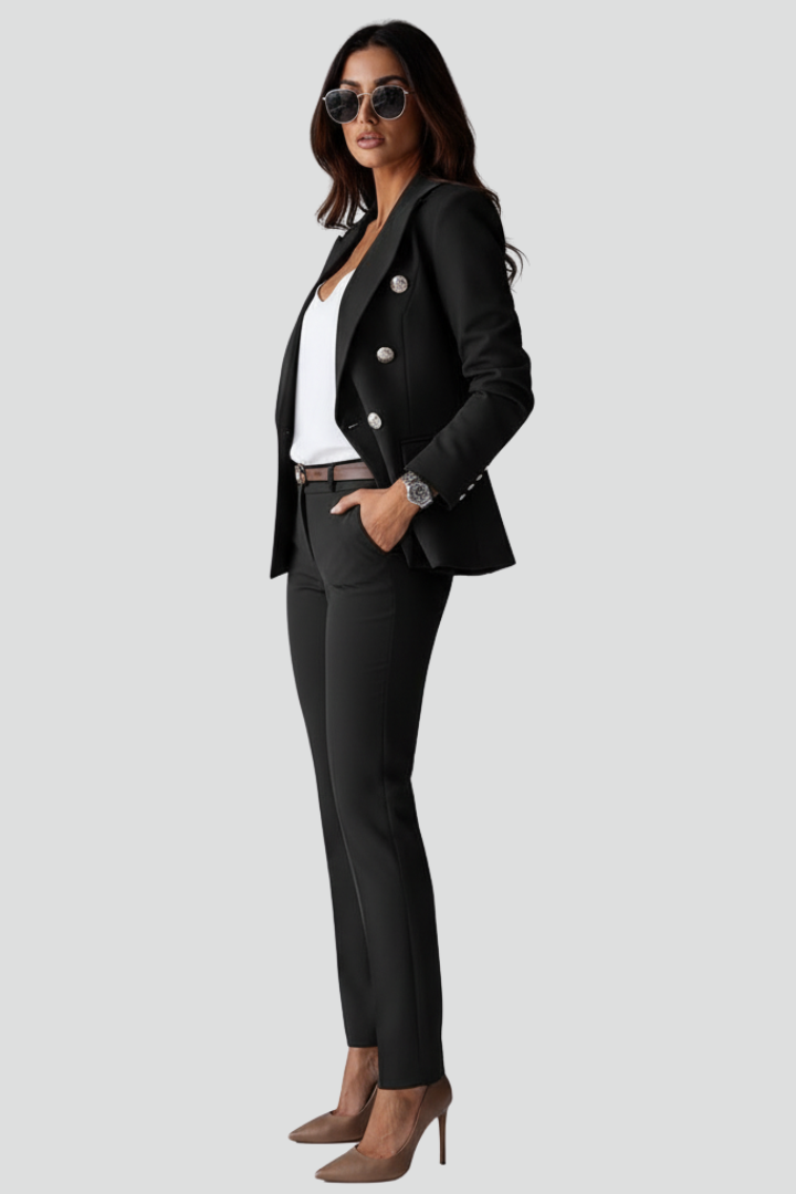 Loes | Suit Set with Blazer and Straight Trousers