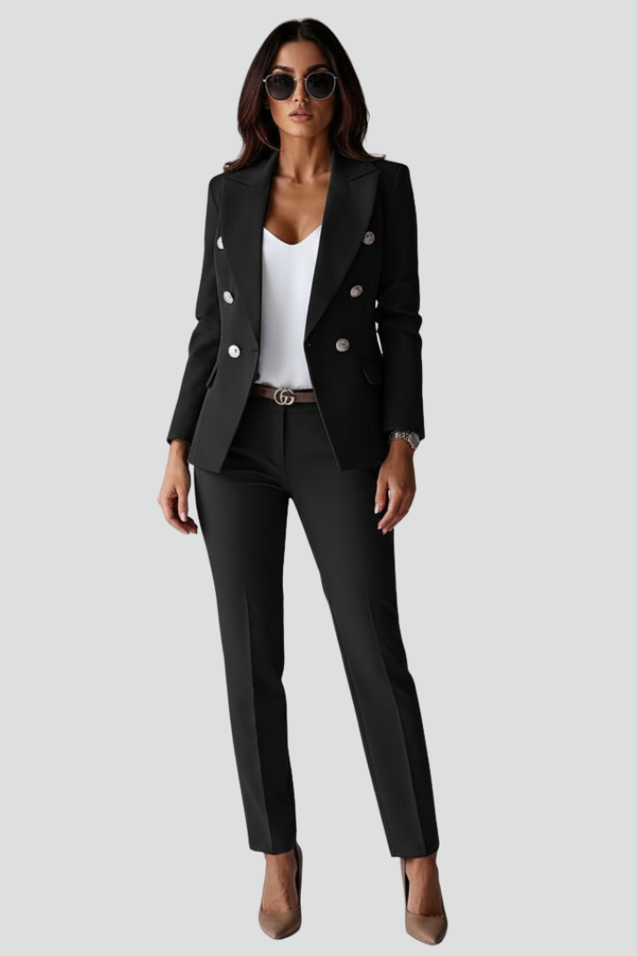Loes | Suit Set with Blazer and Straight Trousers