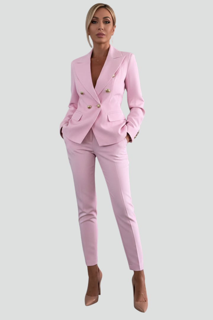 Loes | Suit Set with Blazer and Straight Trousers