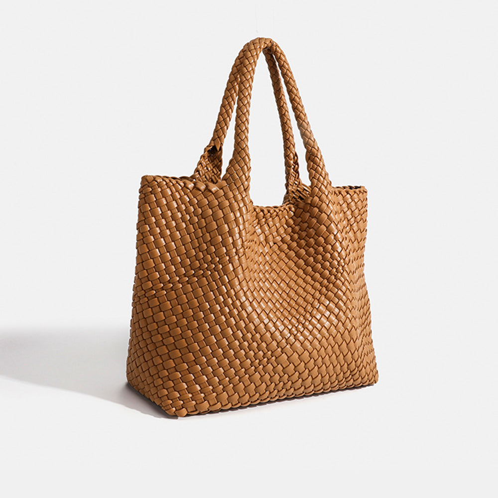 Ezequiel | Basket Weave Tote Bag with Handles