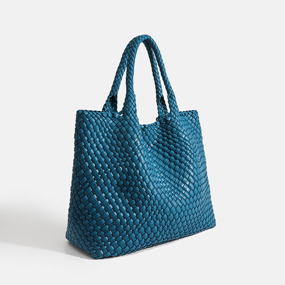 Ezequiel | Basket Weave Tote Bag with Handles
