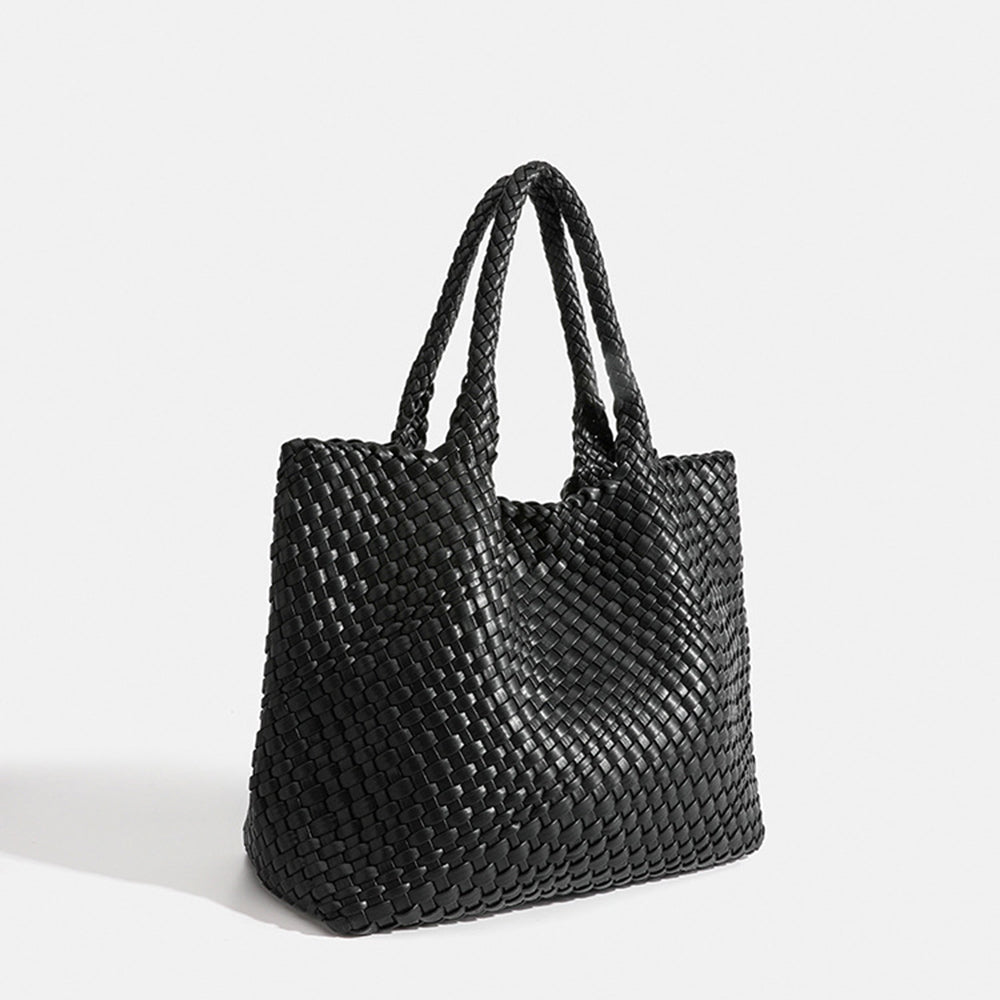 Ezequiel | Basket Weave Tote Bag with Handles