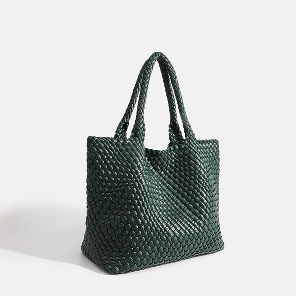 Ezequiel | Basket Weave Tote Bag with Handles