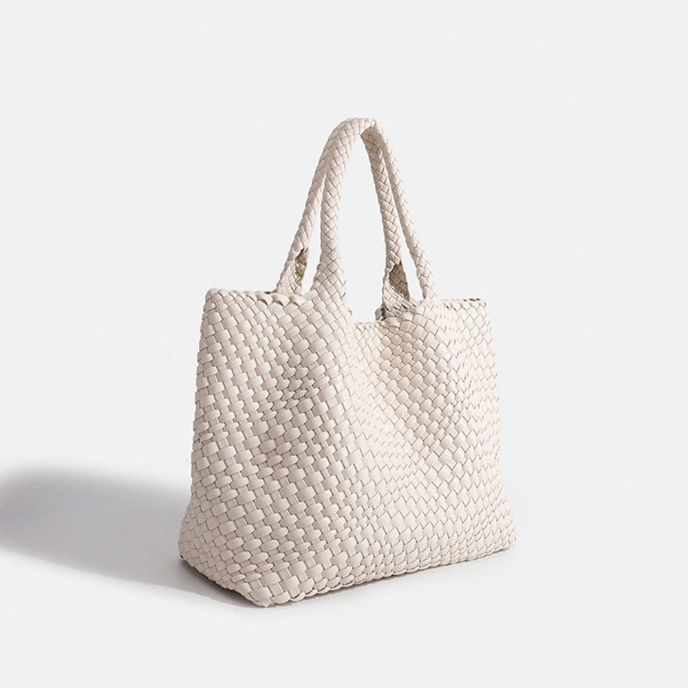Ezequiel | Basket Weave Tote Bag with Handles