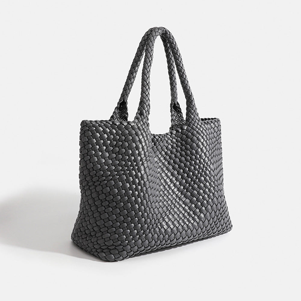 Ezequiel | Basket Weave Tote Bag with Handles